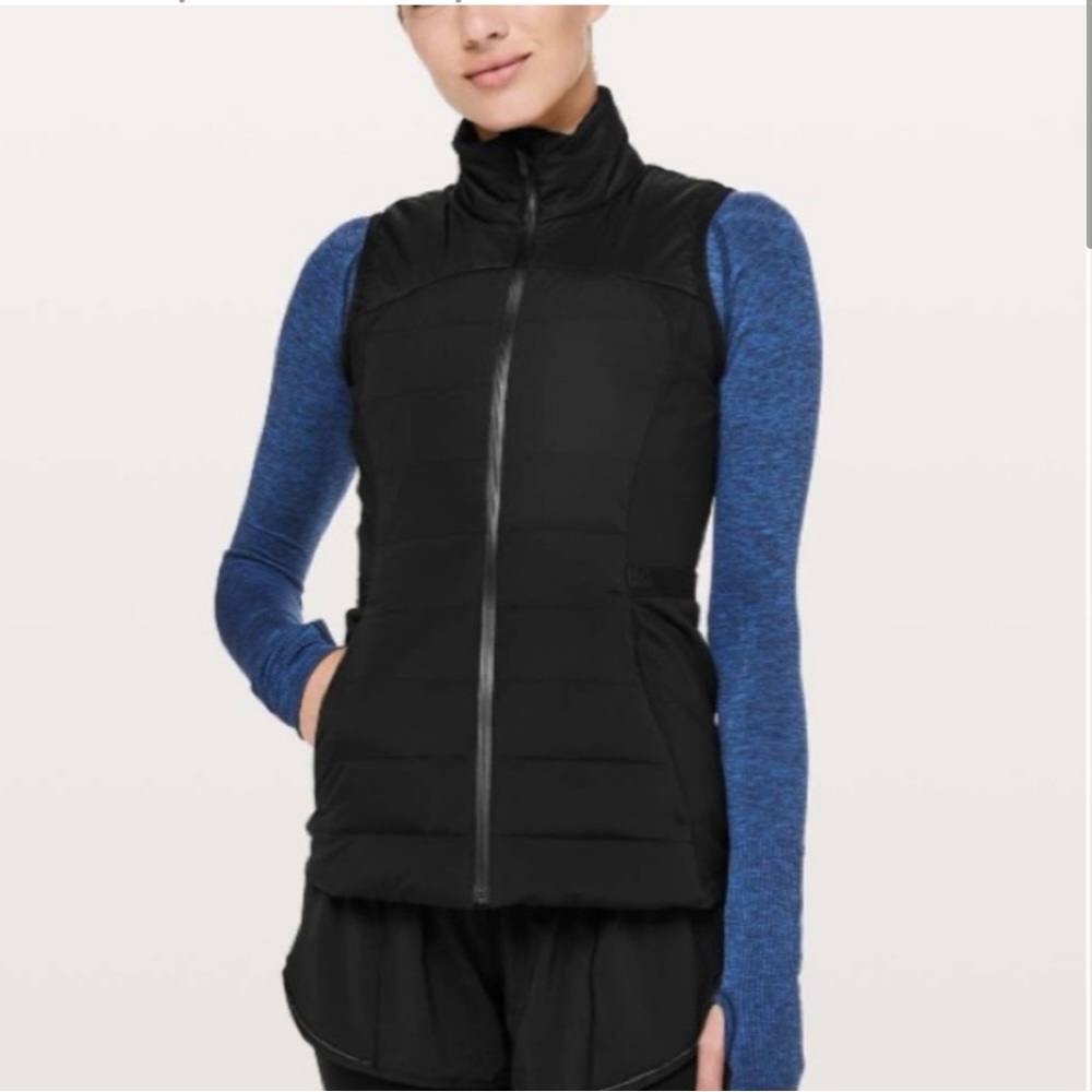 Lululemon Black Down For It All Vest (Second Release)